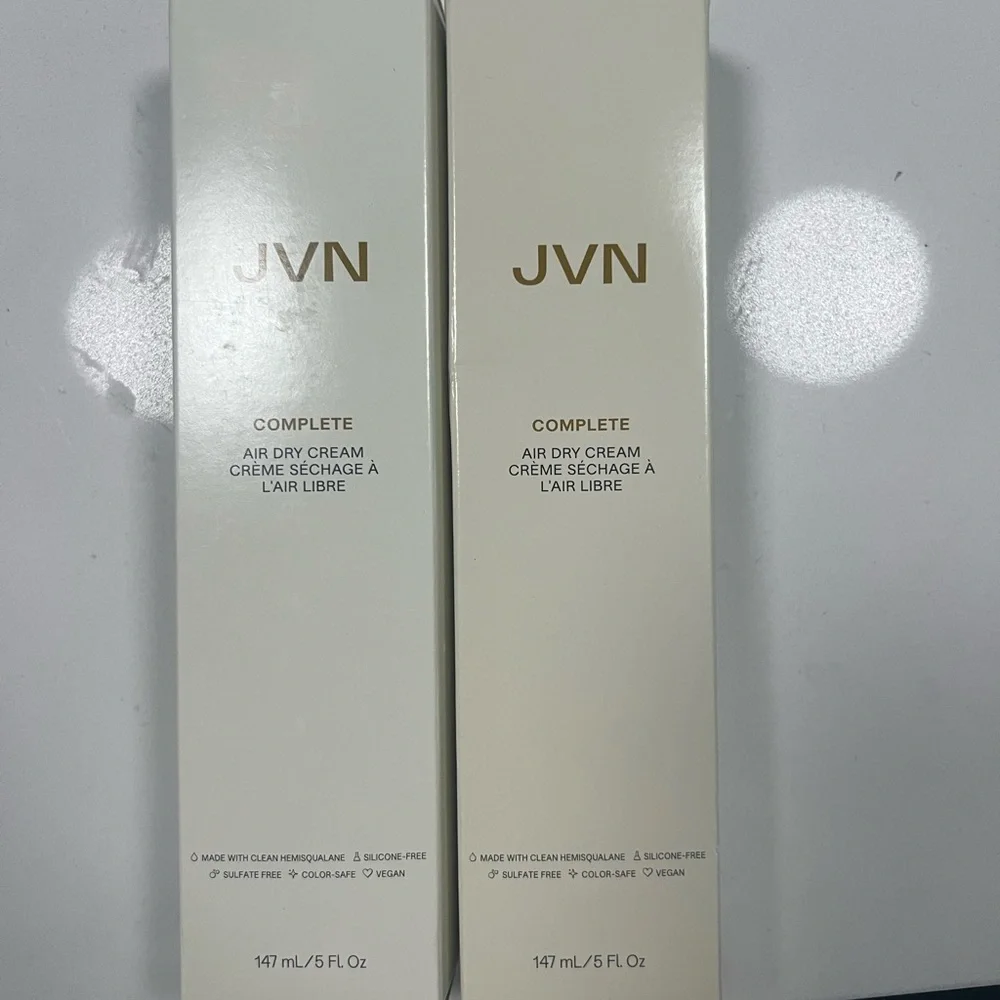 JVN Complete Air Dry Cream - White & Gold Packaging